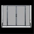 Blueprints SINGLE PANEL BLACK WROUGHT IRON SCREEN WITH DOORS, LARGE BL2674792